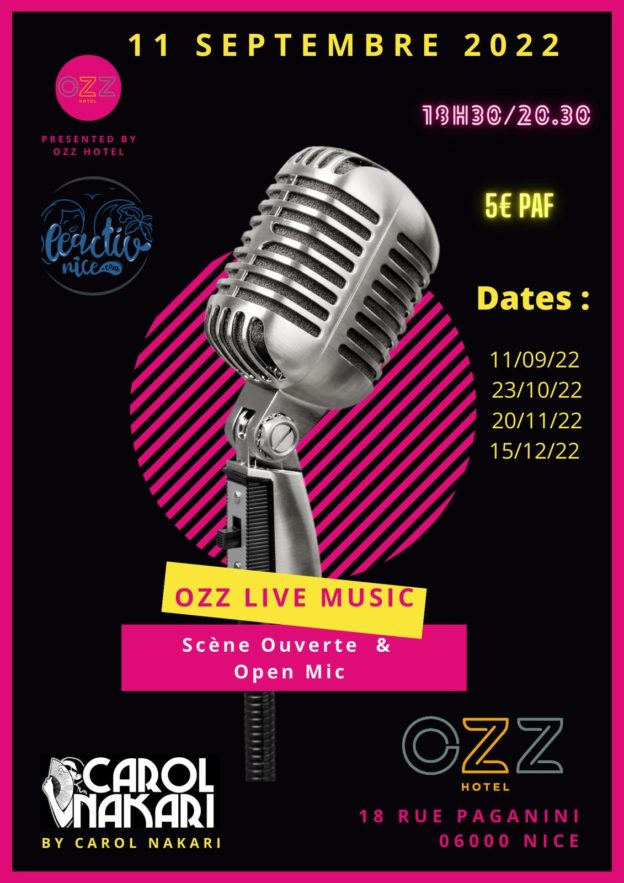 OZZ LIVE MUSIC by Carol Nakari @OZZ BAR NICE