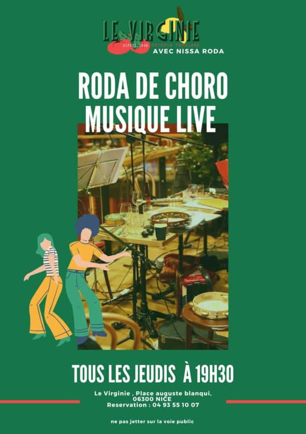 RODA DE CHORO – Musique live au Virginie